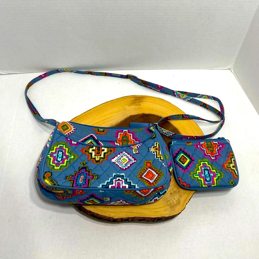 NWOT Vera Bradley Adjustable Crossbody Bag with Coin Pouch